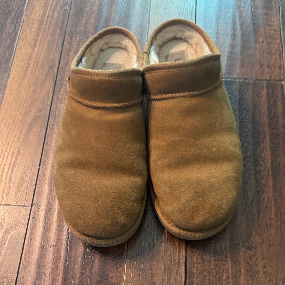 UGG Women's Brown Suede Slip-Ons